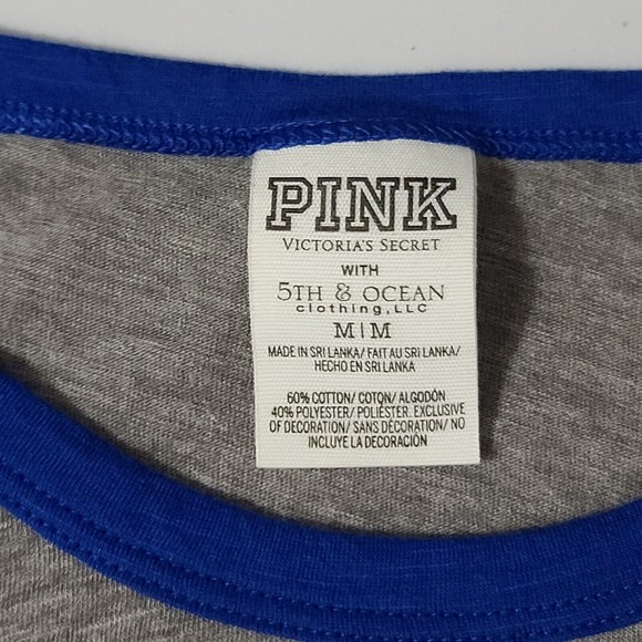 Victoria's Secret PINK Kansas City Royals V-Neck Top Women's Size Medium - Picture 5 of 9